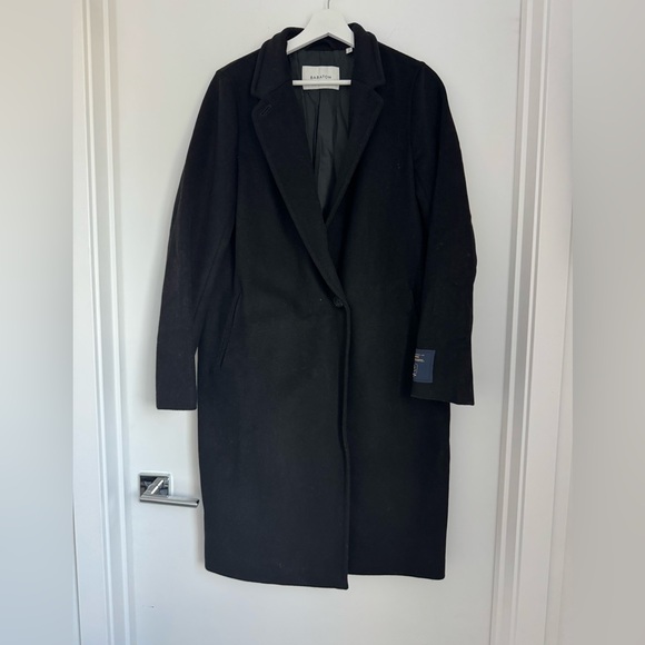 Aritzia Babaton Stedman Black Wool Coat - Picture 3 of 10